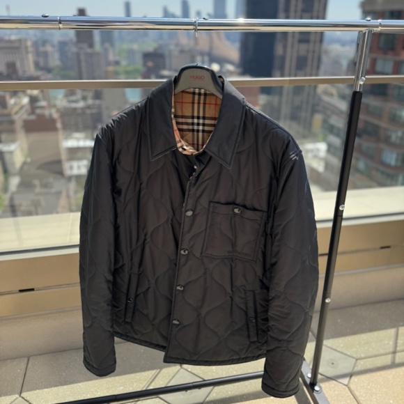 Burberry Men’s Quilted Down Coat - Picture 1 of 5
